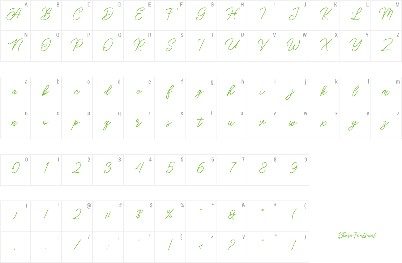 Font Sengkaling preview